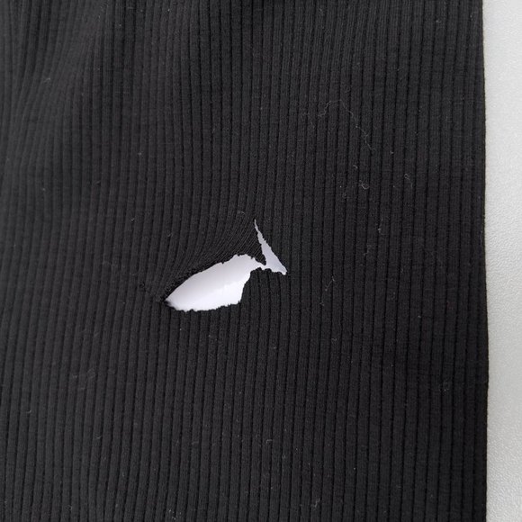 Naked Wardrobe Black Snatched Ribbed Shorts Size S NW-P0081 - Picture 4 of 9